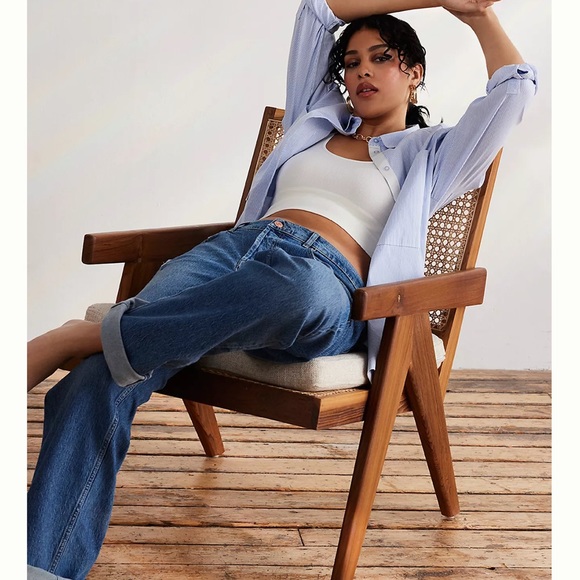 Seen Worn Kept The Girlfriend Jeans by ANTHROPOLOGY size 28 - Picture 3 of 5